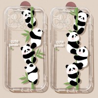 かわいいパンダ iPhone17 16 15/14/13 Galaxy S26 s25 ケース  Galaxy S21 5Gケースバー Galaxy s23 ケース
